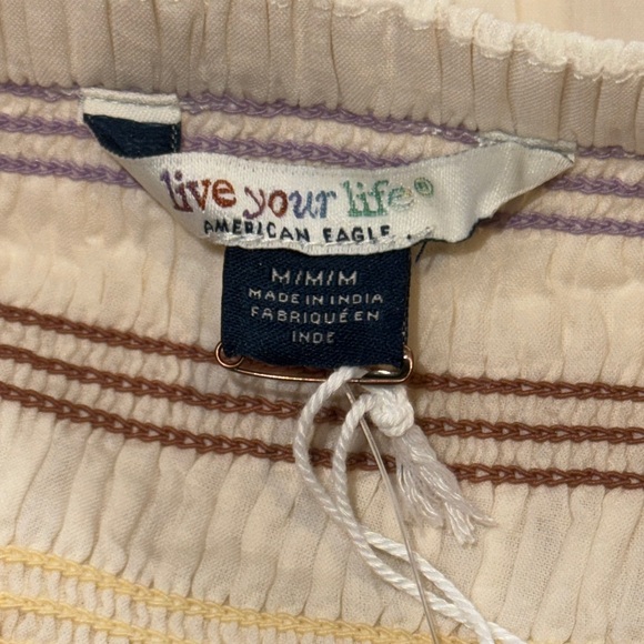 🆕 American Eagle Pride| High Waisted| Smocked| Midi Skirt 🌈 - Picture 9 of 13